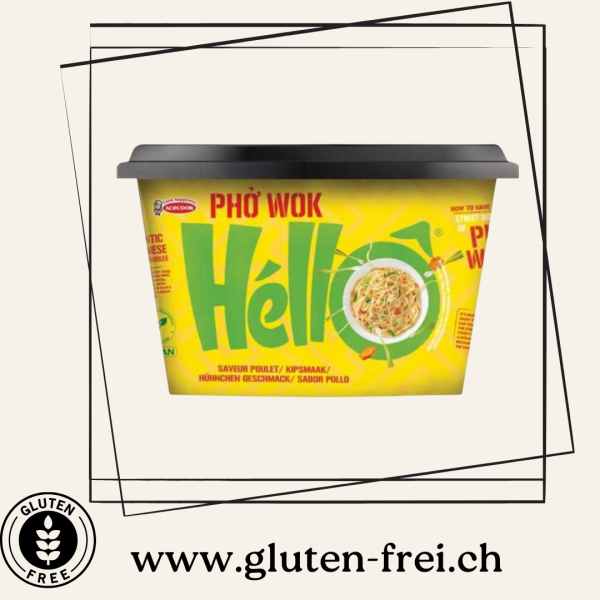 Pho Wok instant rice noodles with chicken flavor